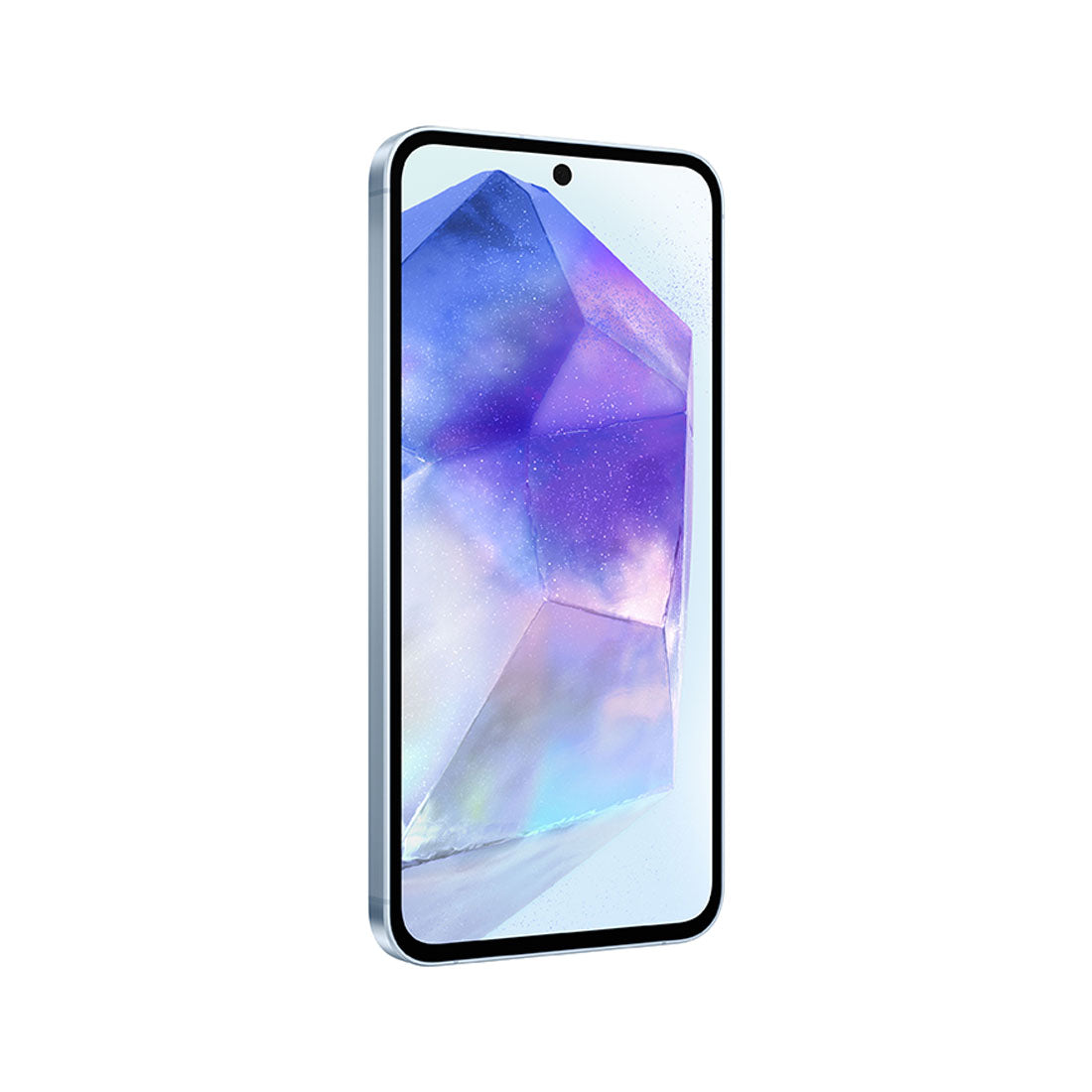 Samsung Galaxy A55 in Blue - Front Left