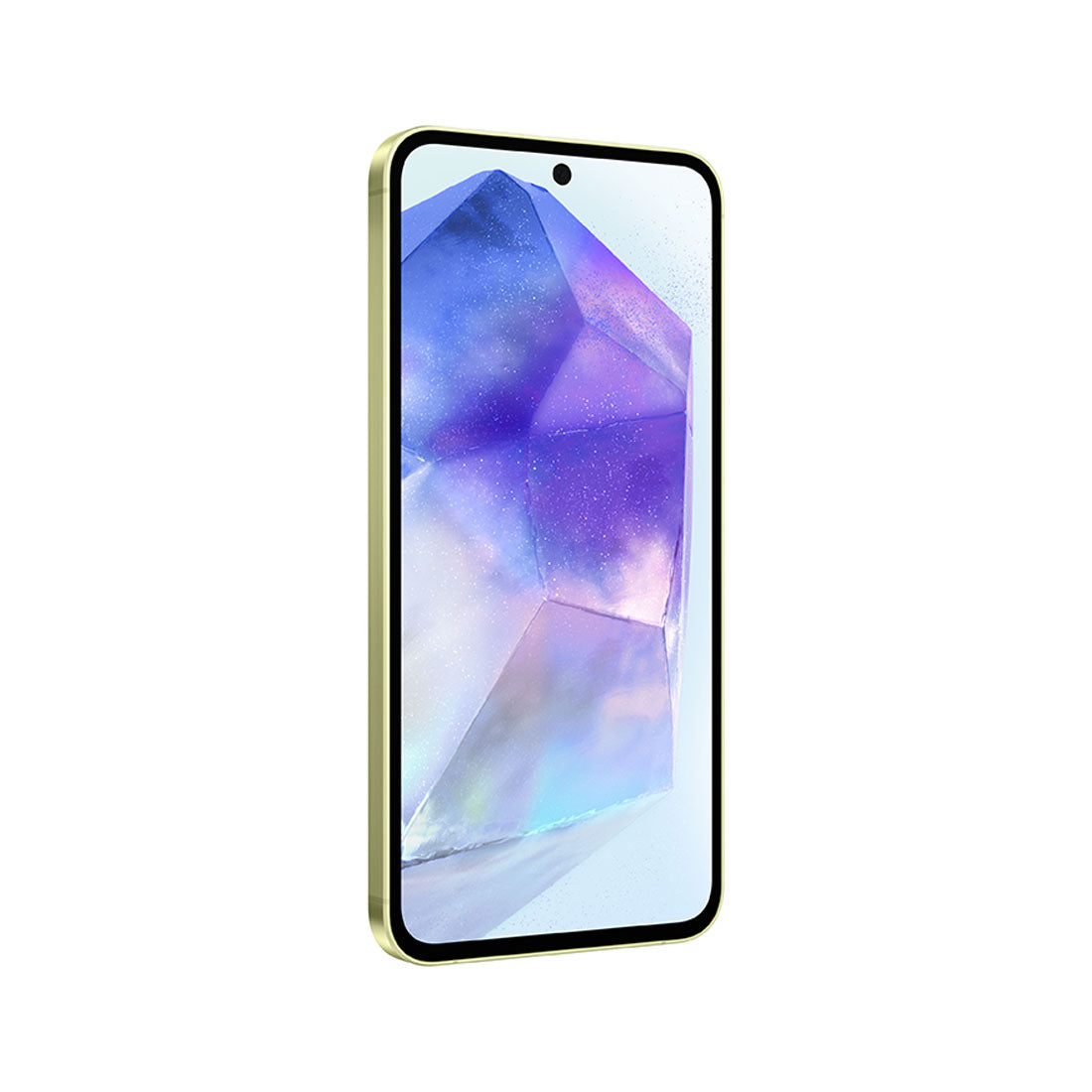Samsung Galaxy A55 in Yellow - Front Left