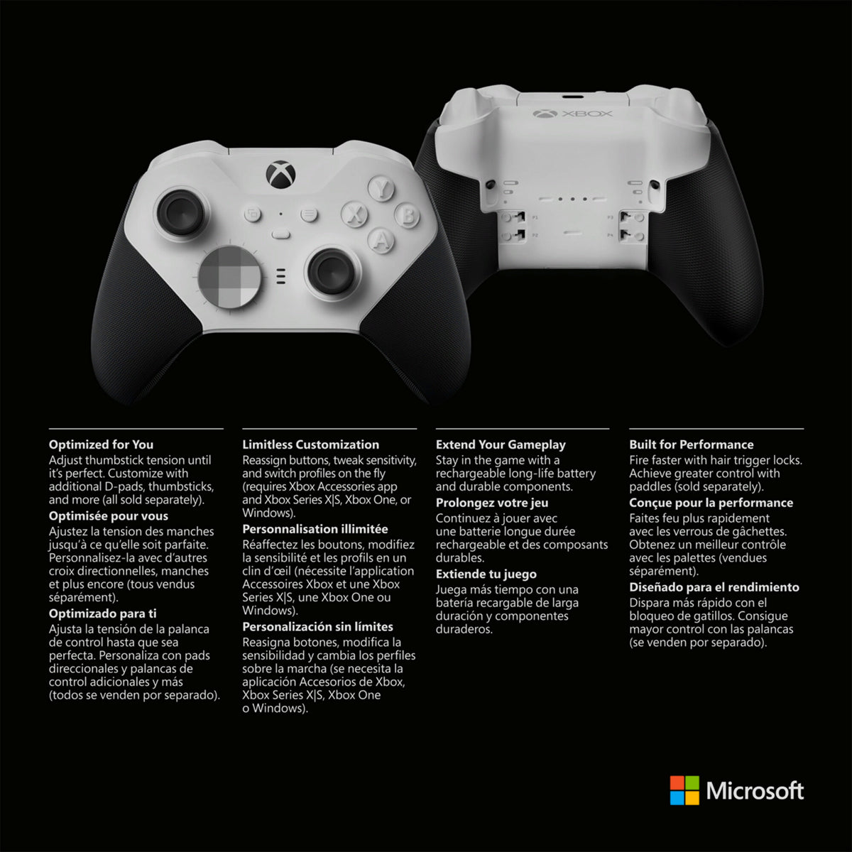 Microsoft Xbox Elite Wireless Series 2 Gaming Controller - Core