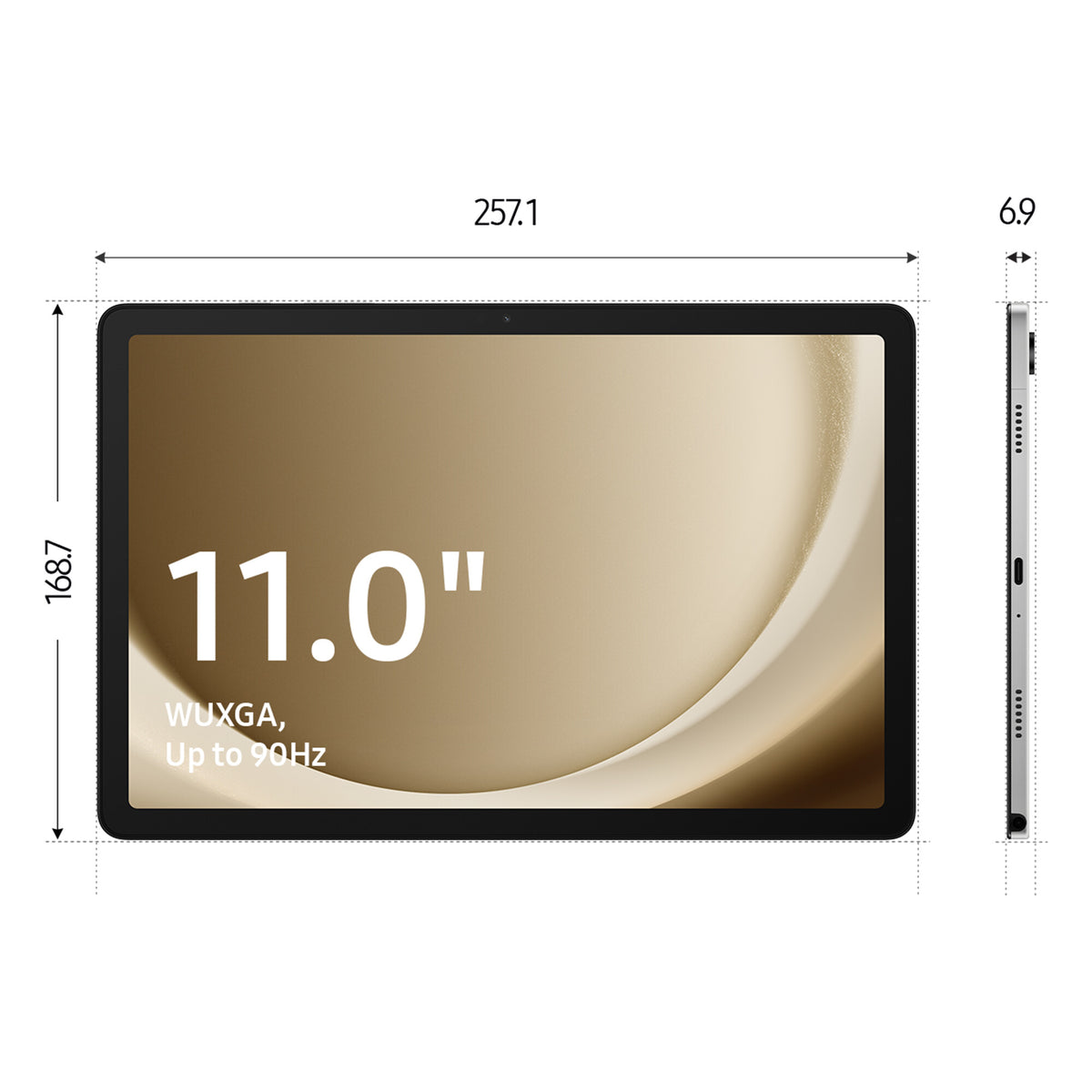 Samsung Galaxy Tab - 27.9 cm (11&quot;) - 128 GB - 8 GB - Wi-Fi 5 - Android 13 - Silver