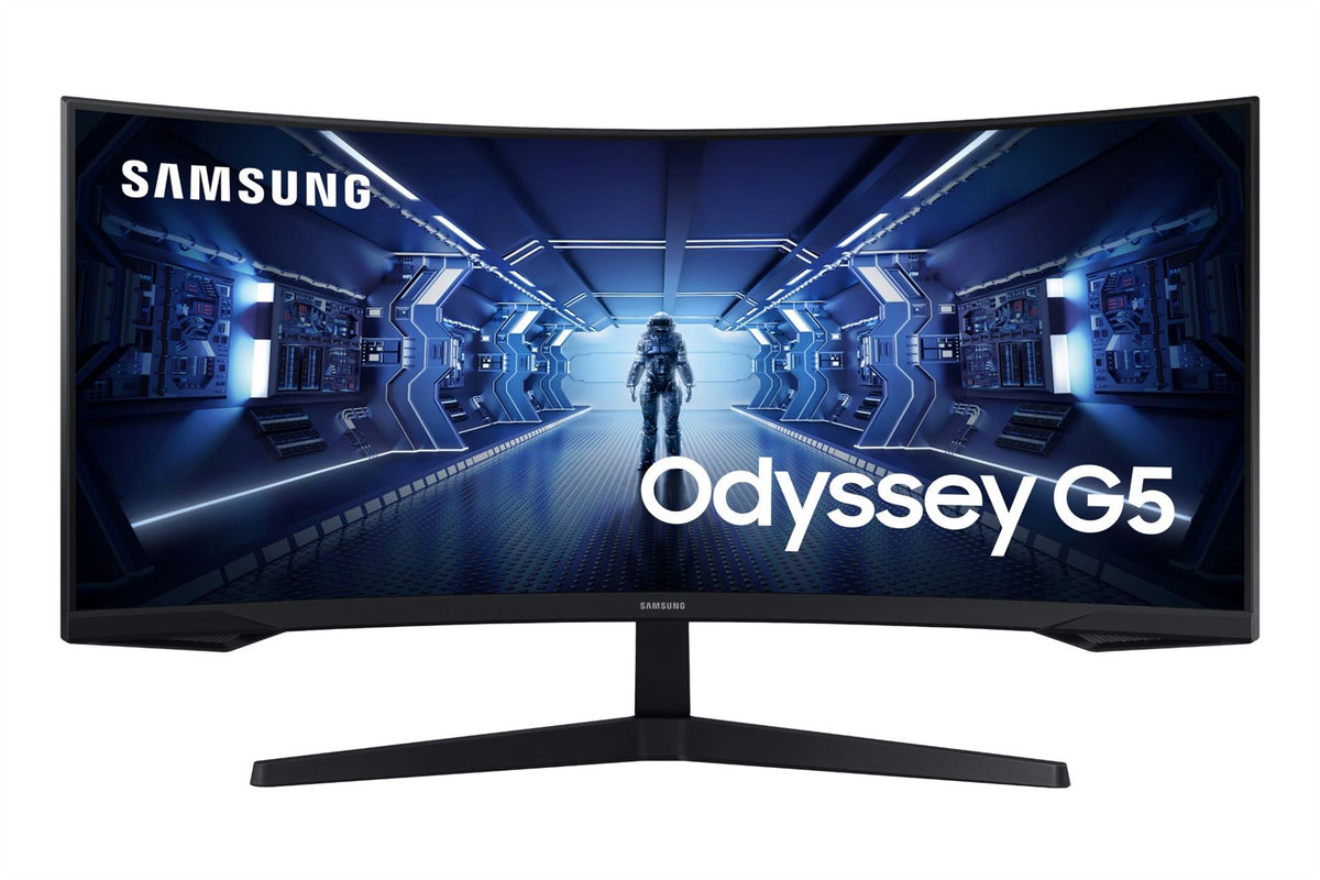 Samsung Odyssey G55T 86.4 cm (34&quot;) 3440 x 1440 pixels UltraWide Quad HD LED Black Monitor