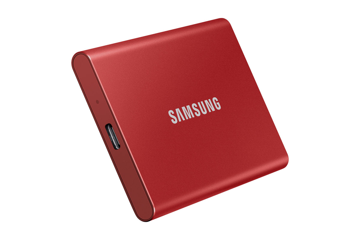 Samsung T7 1 TB Portable SSD in Red