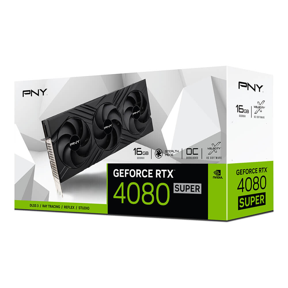 PNY OC LED TF - NVIDIA 16GB GDDR6X GeForce RTX™ 4080 SUPER graphics card