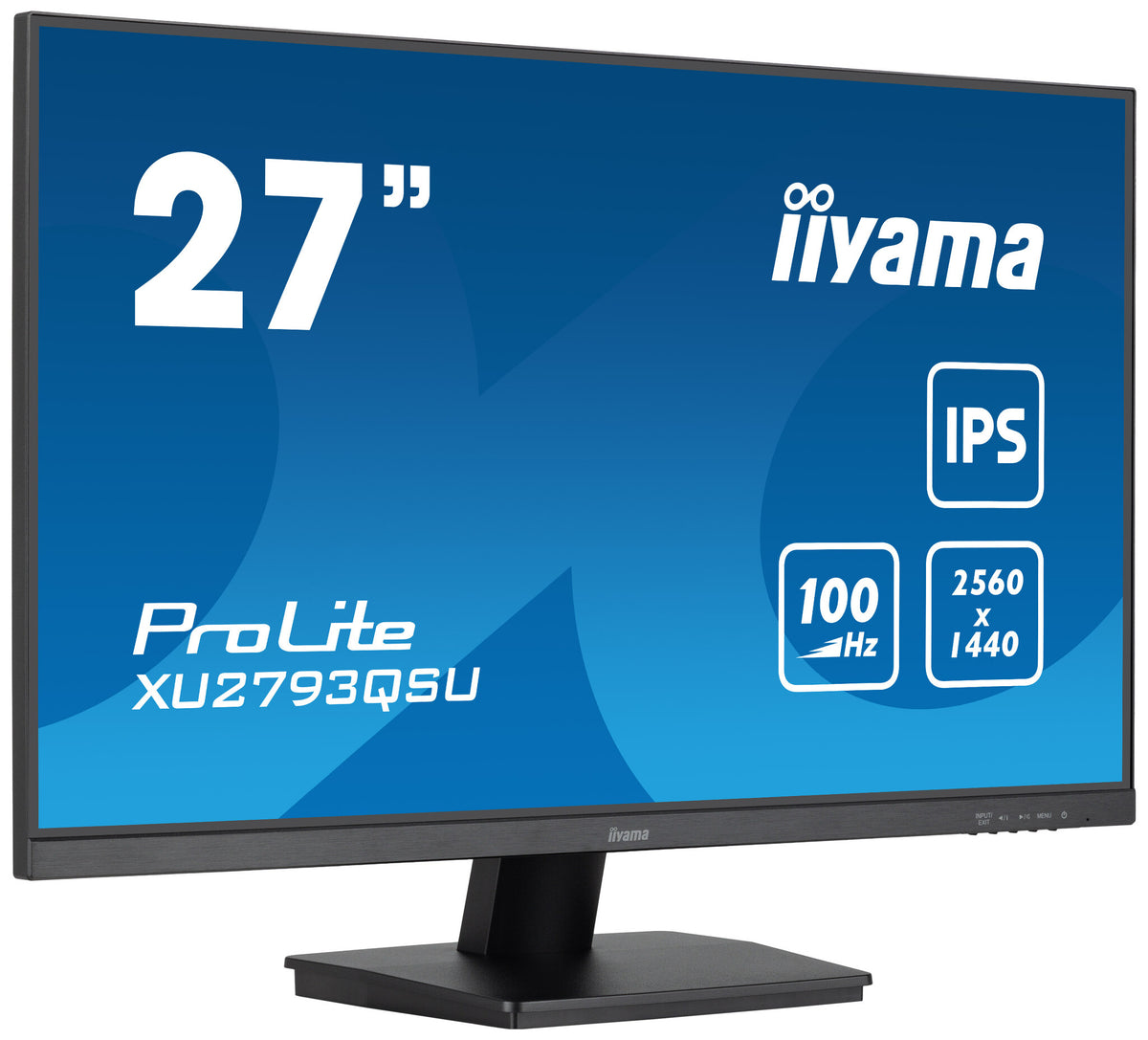 iiyama ProLite XU2793QSU-B6 - 68.6 cm (27&quot;) - 2560 x 1440 pixels Wide Quad HD LED Monitor