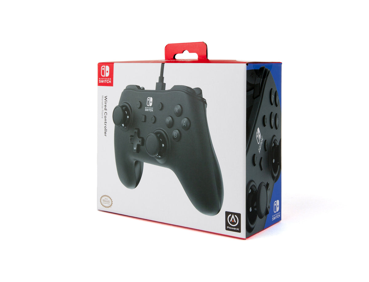 PowerA Wired Controller for Nintendo Switch in Black