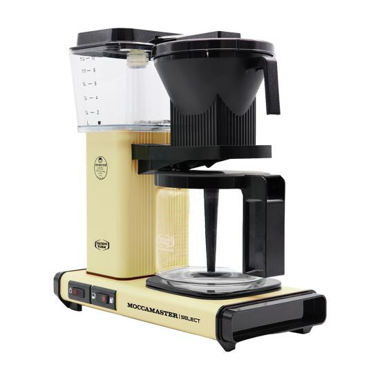 Moccamaster KBG Select - 1.25 Litre Fully-auto Drip coffee maker in Pastel Yellow