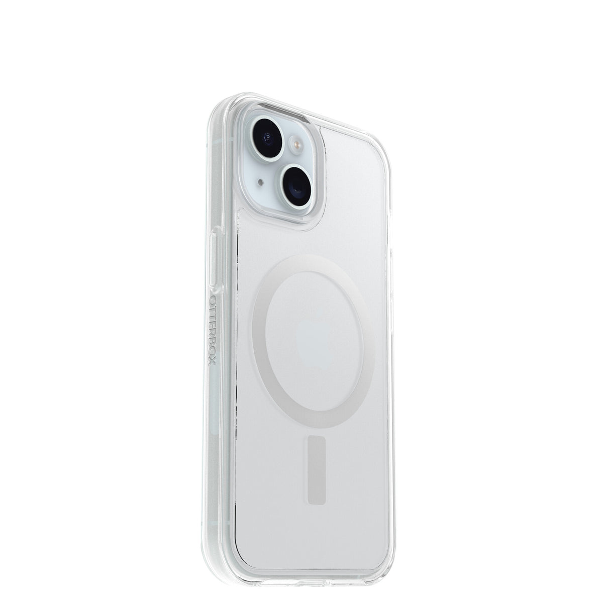 OtterBox Symmetry Clear Series with MagSafe for iPhone 15 in Clear