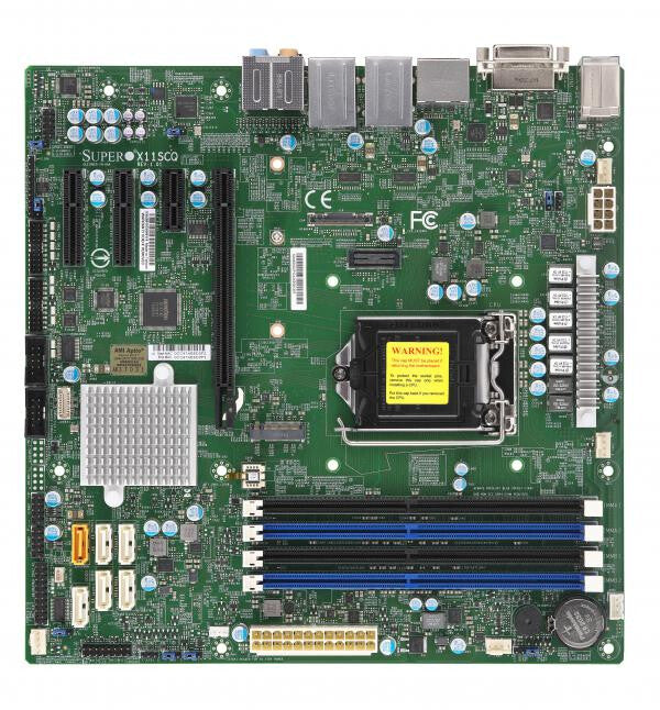 Supermicro X11SCQ micro ATX motherboard - Intel Q370 LGA 1151