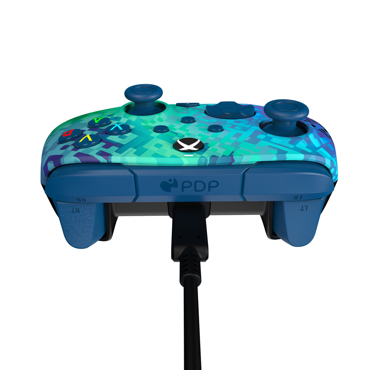 PDP Rematch Advanced Wired Controller for PC / Xbox Series X|S in Glitch Green