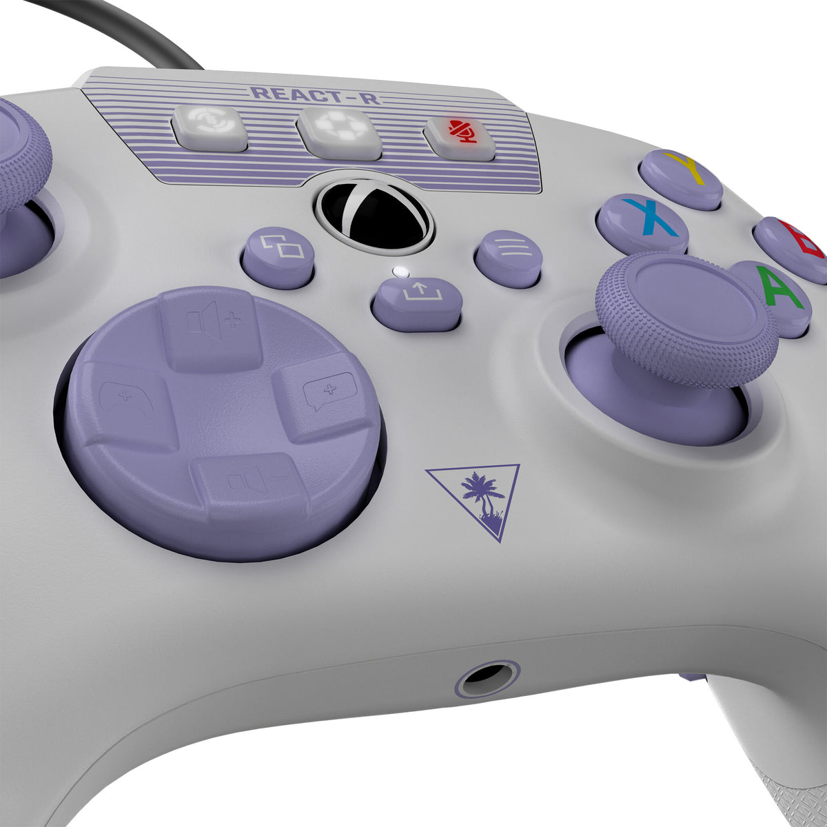 Turtle Beach REACT-R - USB Gamepad for PC / Xbox Series X|S in Purple / White