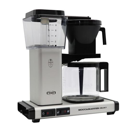 Moccamaster KBG Select - 1.25 Litre Fully-auto Drip coffee maker in Matt Silver