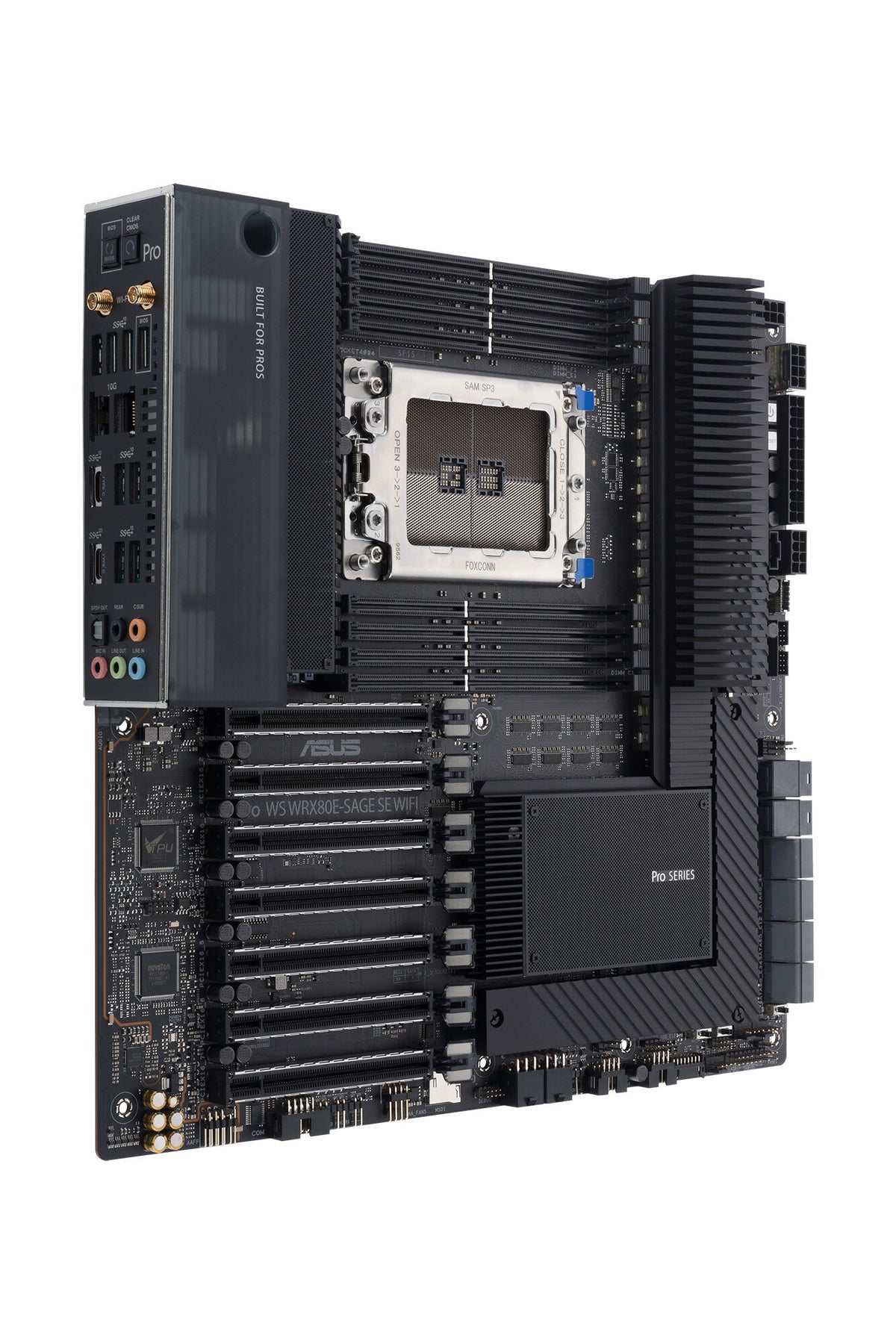 ASUS Pro WS WRX80E-SAGE SE WIFI II Extended ATX motherboard - AMD WRX80 Socket sWRX8