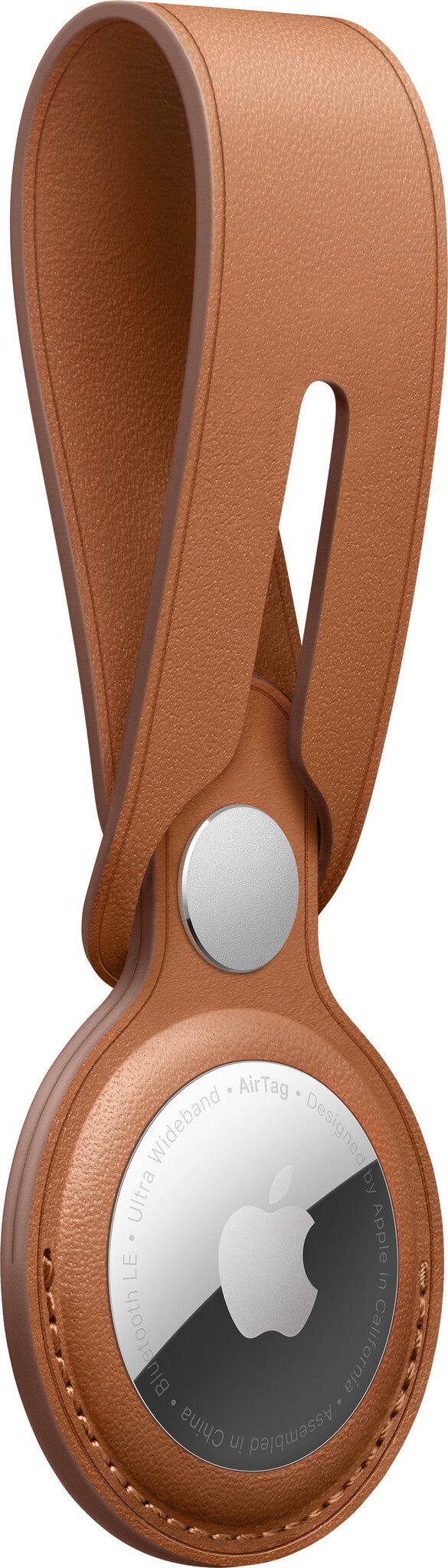 Apple MX4A2ZM/A - AirTag Leather Loop in Saddle Brown