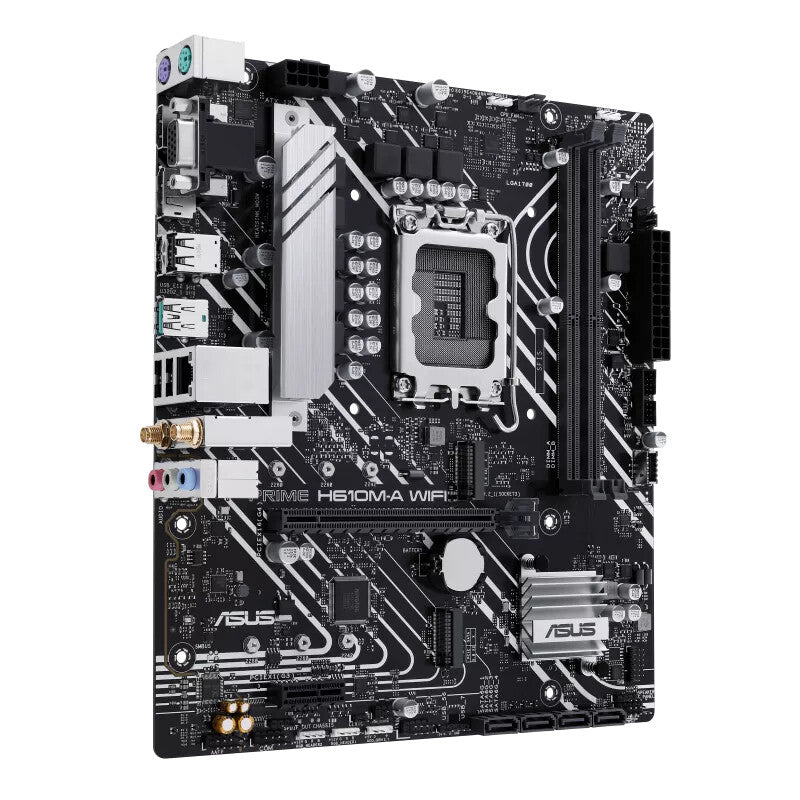 ASUS PRIME H610M-A WIFI micro ATX motherboard - Intel H610 LGA 1700