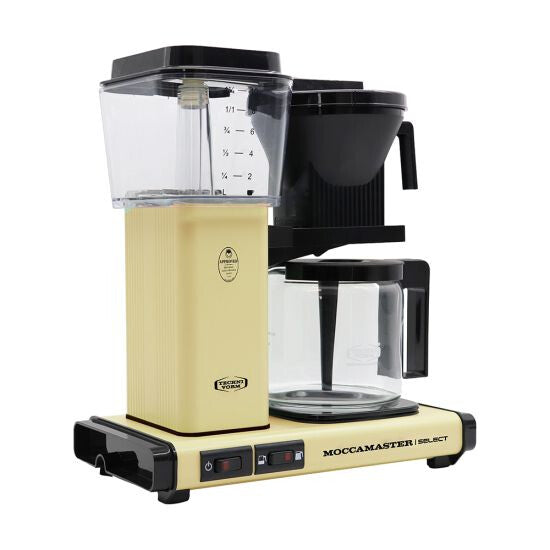 Moccamaster KBG Select - 1.25 Litre Fully-auto Drip coffee maker in Pastel Yellow