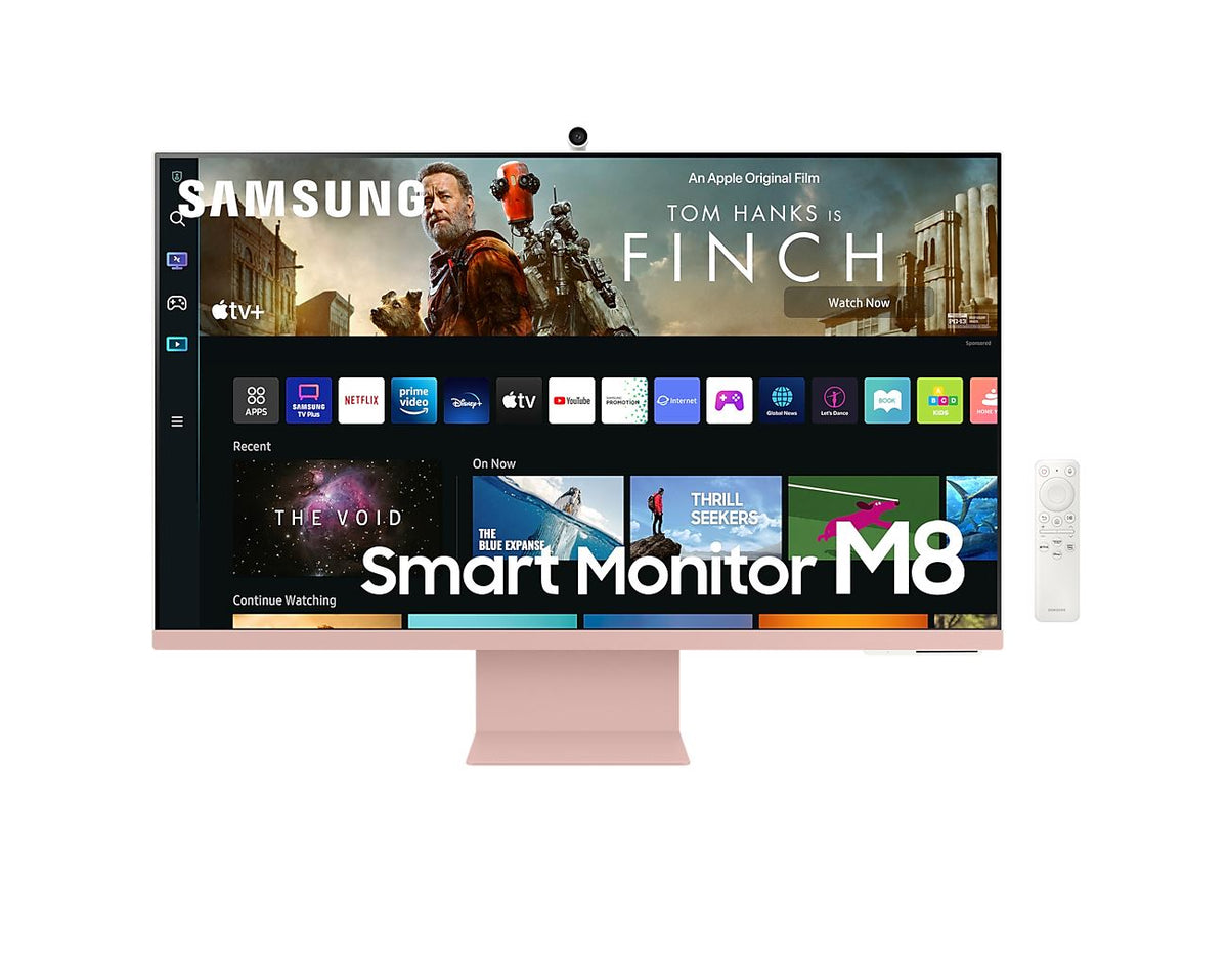 Samsung LS32BM80PUUXXU Computer Monitor 81.3 cm (32&quot;) 3840 x 2160 pixels 4K Ultra HD Pink, White