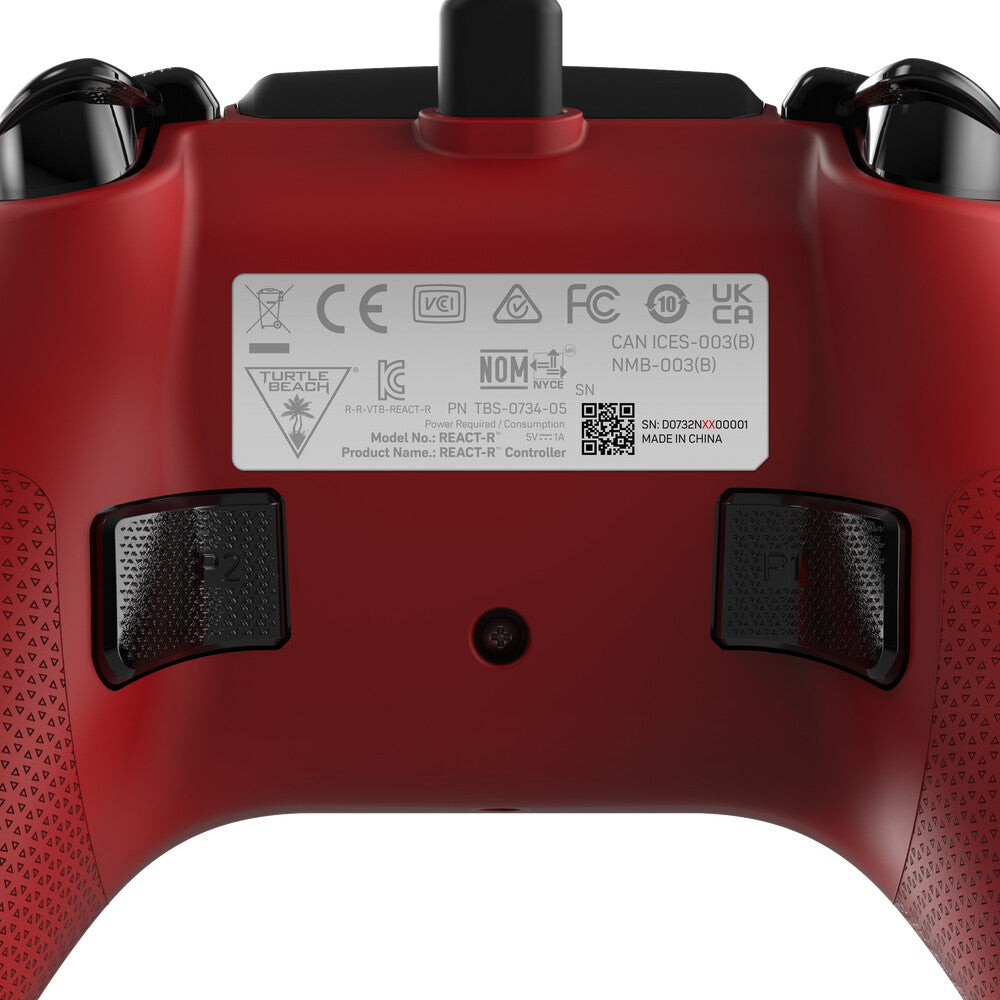 Turtle Beach REACT-R - USB Gamepad for PC / Xbox Series X|S in Red