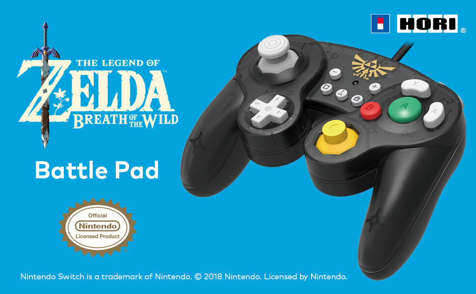 Hori Battle Pad - USB Controller for Nintendo Switch - Zelda