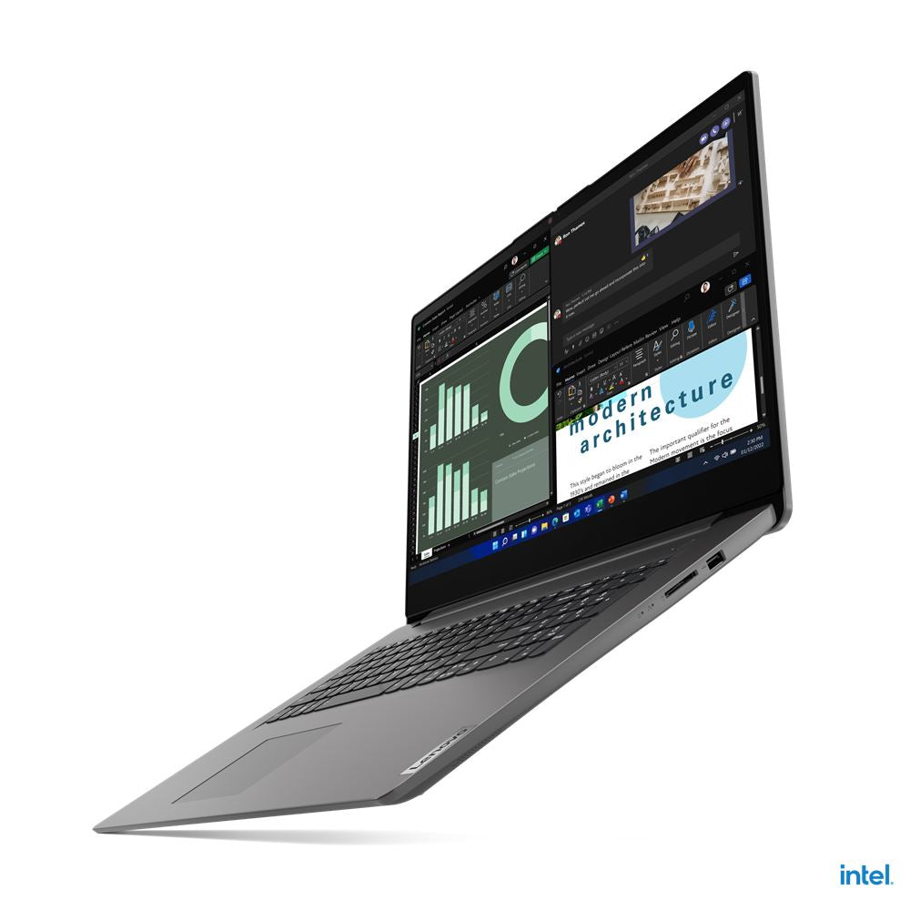 Lenovo V V17 Laptop 43.9 cm (17.3&quot;) Full HD Intel® Core™ i5 i5-1335U 8 GB DDR4-SDRAM 512 GB SSD Wi-Fi 6 (802.11ax) Windows 11 Pro Grey