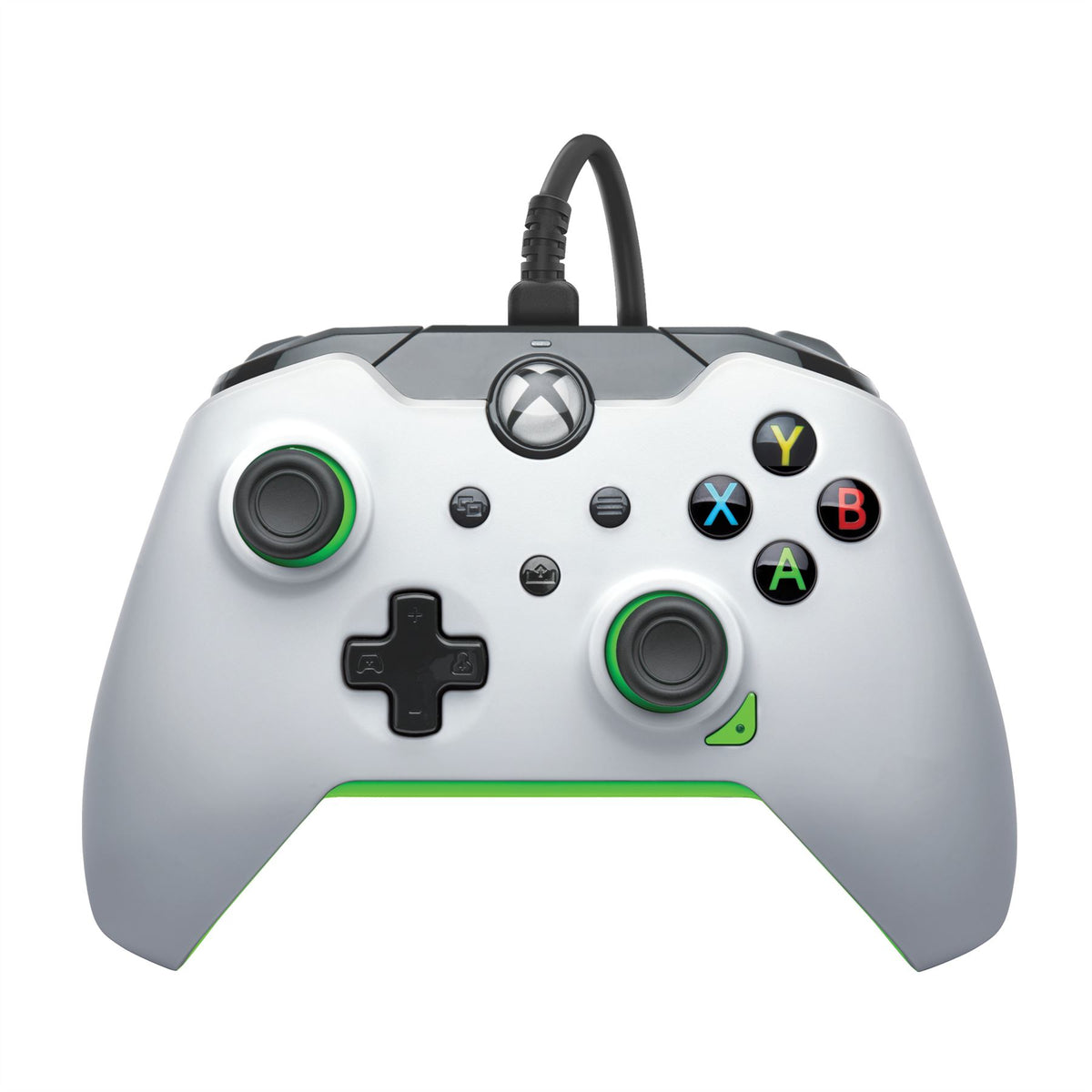 PDP Wired Controller: Neon White - Xbox Series X|S Xbox One Xbox Windows 10/11
