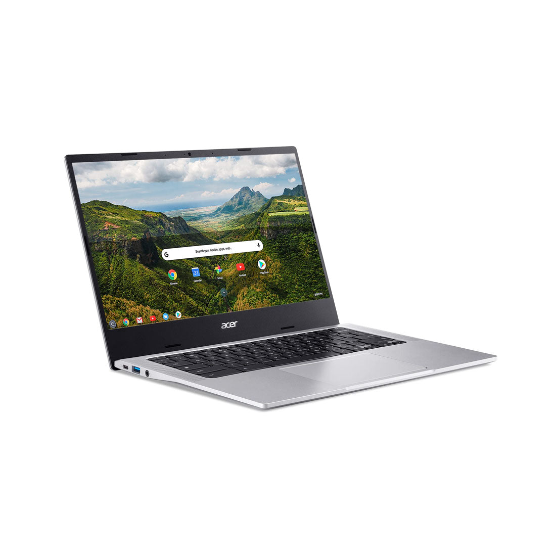 Acer Chromebook CB514-1W - Intel Core i3 - Chrome OS (with Chrome Enterprise Upgrade) - UHD Graphics - 8 GB RAM - 128 GB SSD - 14&quot; IPS 1920 x 1080 (Full HD) - Steel grey