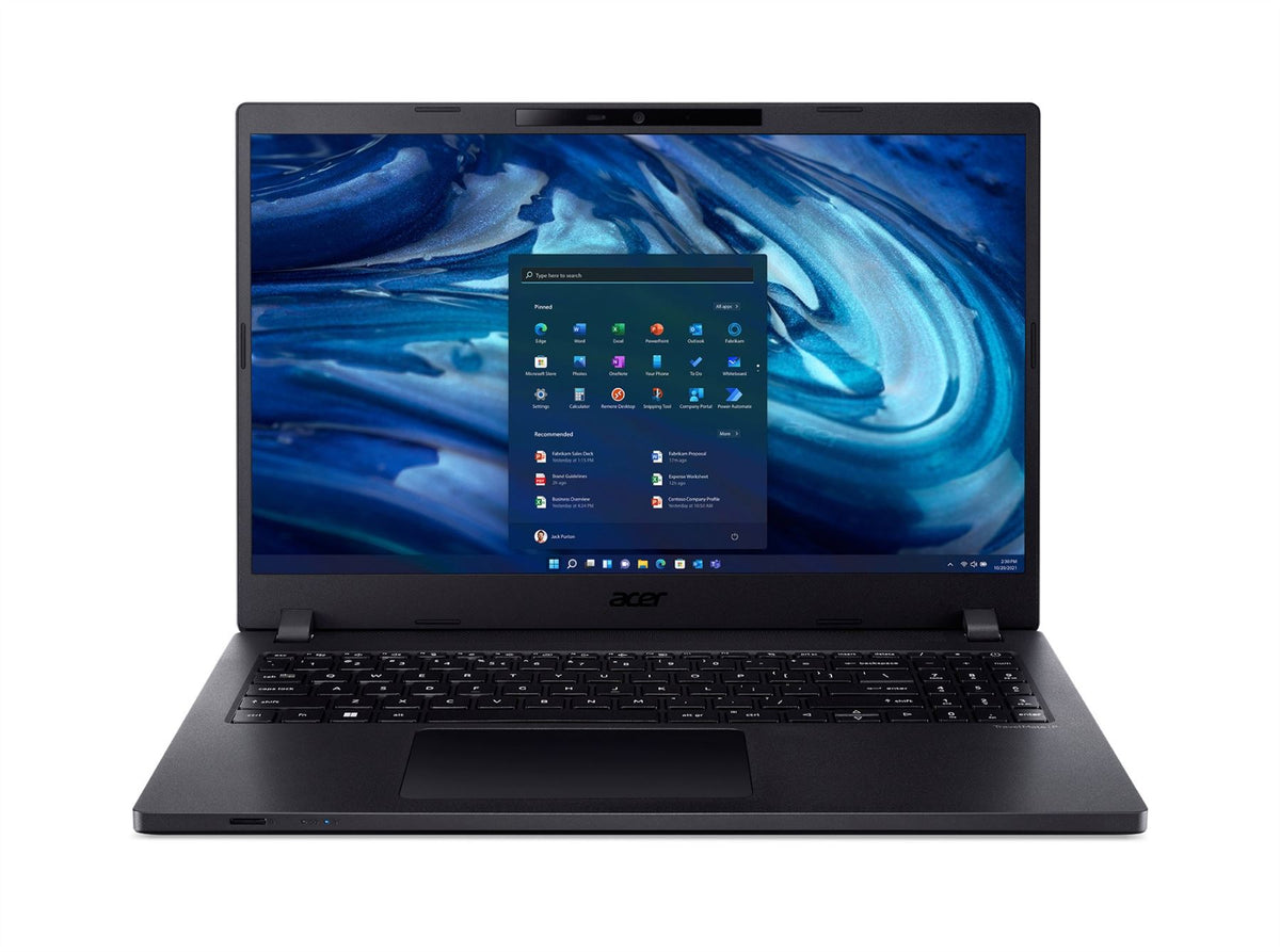 Acer TravelMate P2 TMP215-54-76MT Laptop 39.6 cm (15.6&quot;) Full HD Intel® Core™ i7 i7-1255U 16 GB DDR4-SDRAM 512 GB SSD Wi-Fi 6 (802.11ax) Windows 11 Pro Black