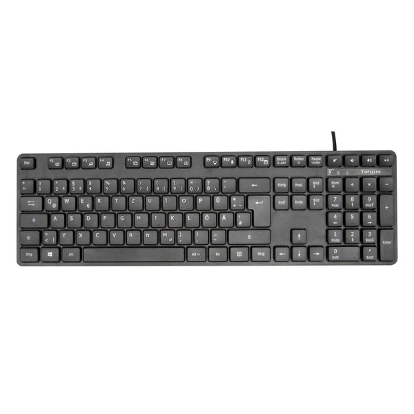 MediaRange USB Keyboard QWERTZ German Layout - Splash Protection & Height Adjustment