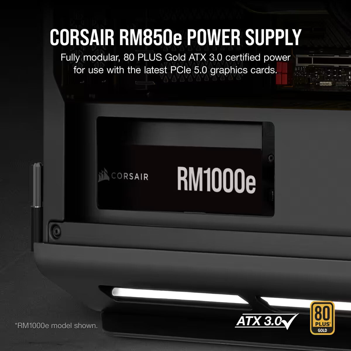 Corsair RM850e - 850W 80+ Gold Fully Modular Power Supply Unit