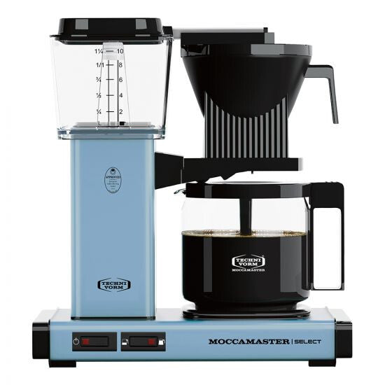 Moccamaster KBG Select - 1.25 Litre Fully-auto Drip coffee maker in Pastel Blue