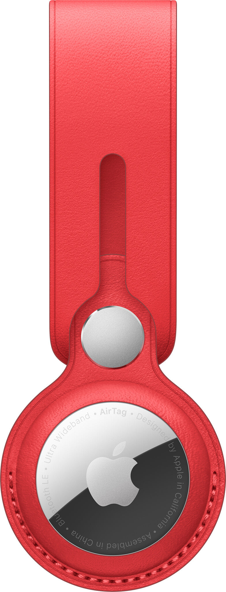 Apple MK0V3ZM/A - AirTag Leather Loop in (PRODUCT)RED