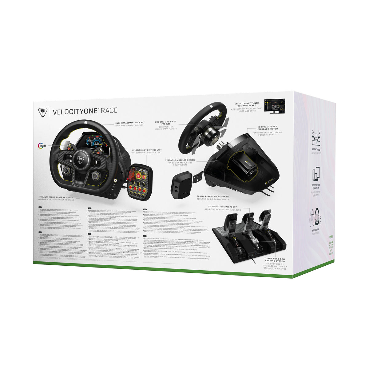 Turtle Beach VelocityOne - USB Steering wheel + Pedals for PC / Xbox Series X|S