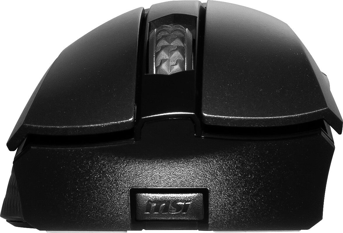 MSI CLUTCH GM51 - RF Wireless + Bluetooth + USB Type-C Optical Mouse in Black - 26,000 DPI