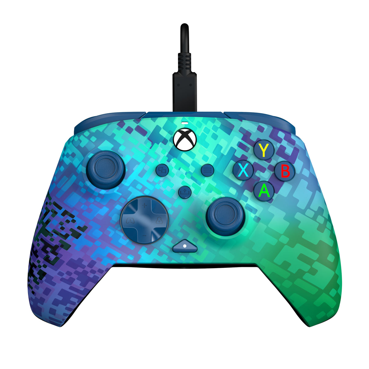 PDP Rematch Advanced Wired Controller for PC / Xbox Series X|S in Glitch Green