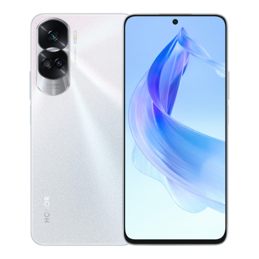 Honor 90 Lite - Titanium Silver - Front and Back