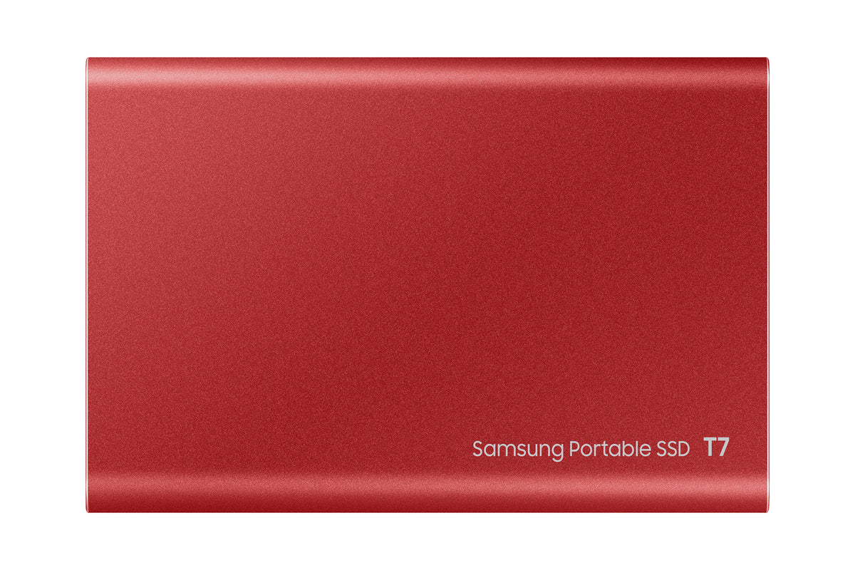 Samsung T7 1 TB Portable SSD in Red
