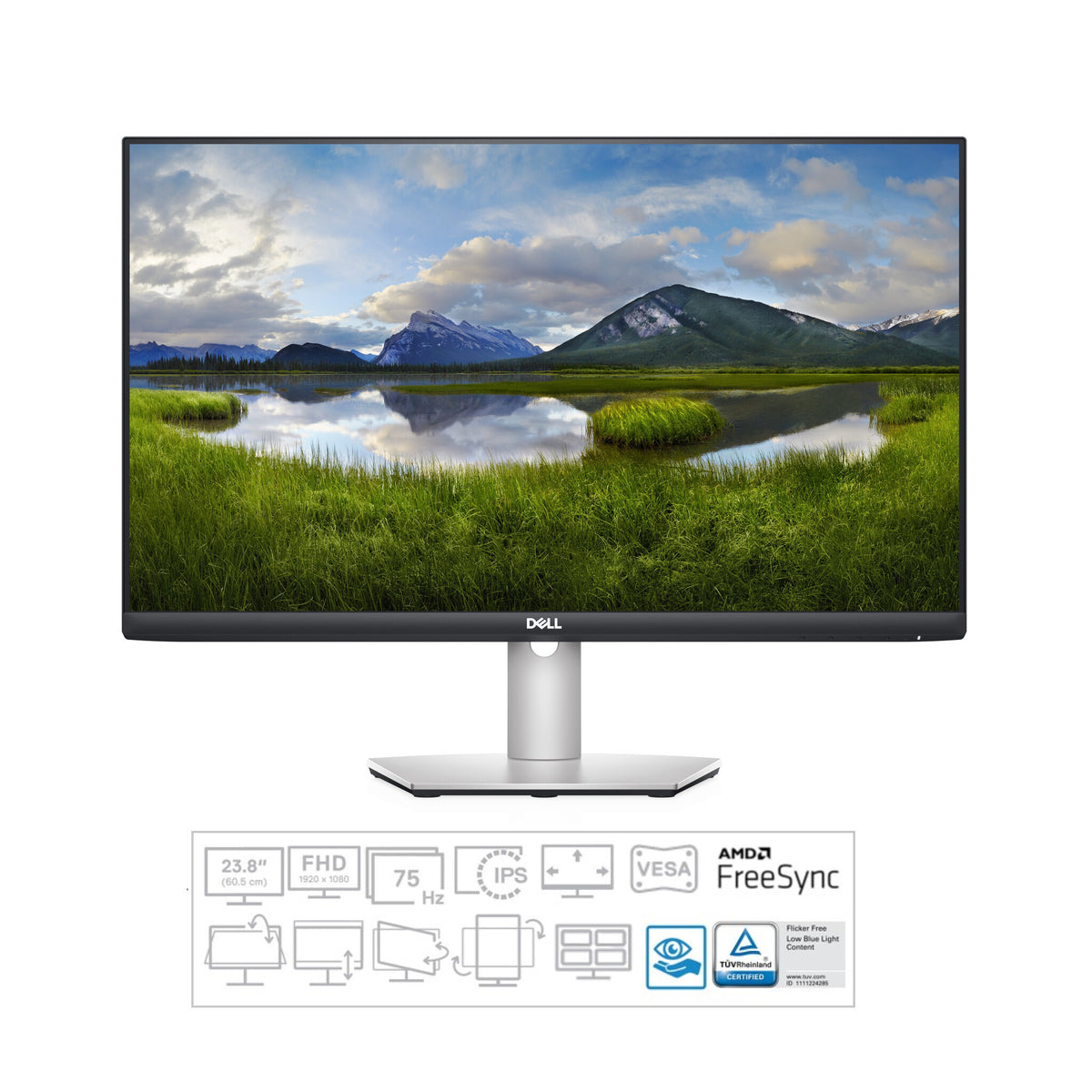 DELL S Series 24&quot; S2421HS computer monitor 60.5 cm (23.8&quot;) 1920 x 1080 pixels Full HD LCD