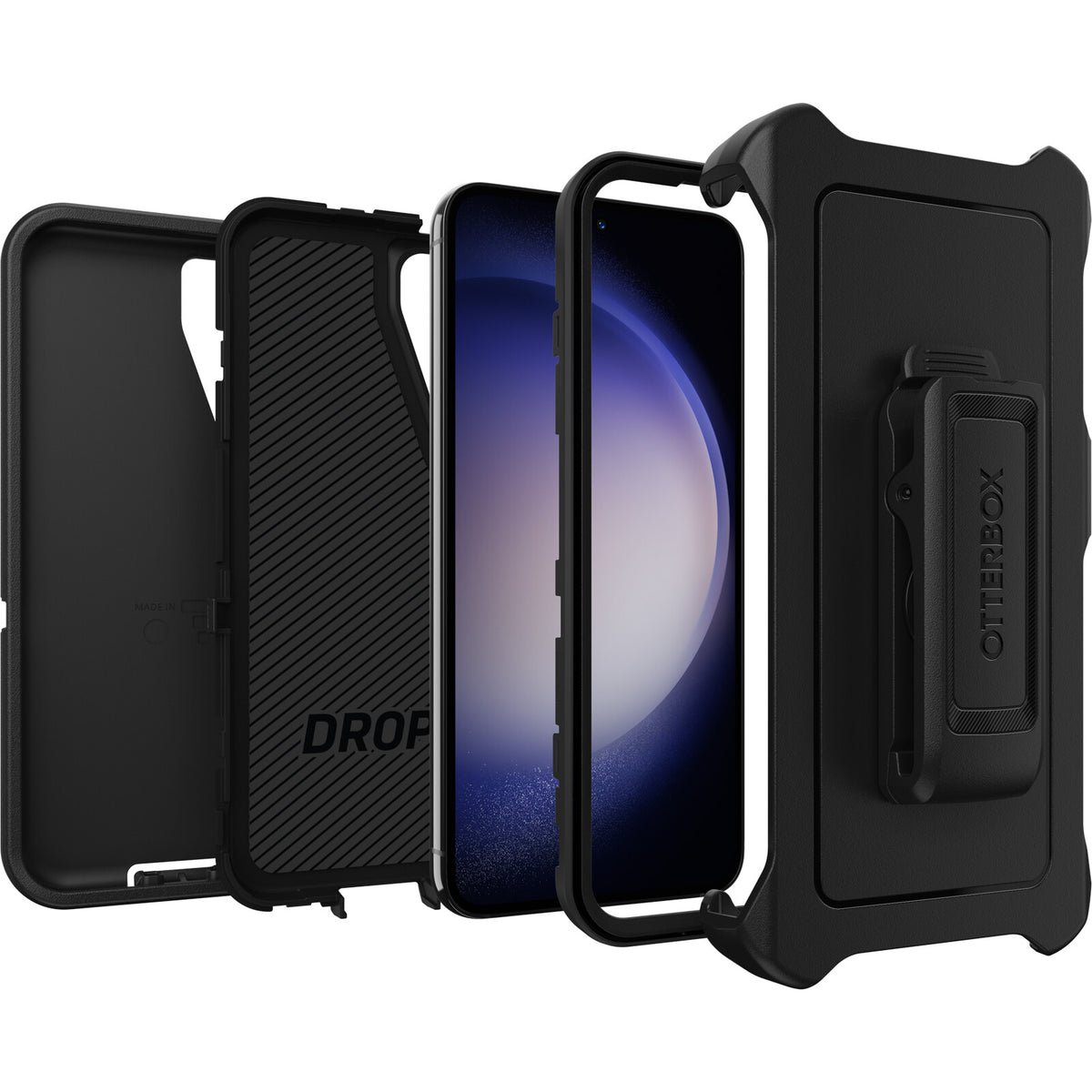 OtterBox Defender Case for Samsung Galaxy S23 in Black