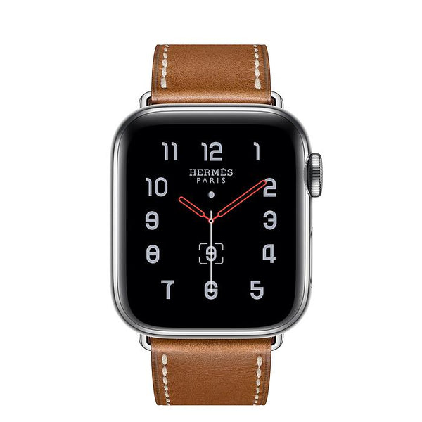 Apple Watch Series 5 - Stainless Steel - Hermes Single Tour - Clove Apple Watch Series 5 - Stainless Steel - Hermes Single Tour - Clove