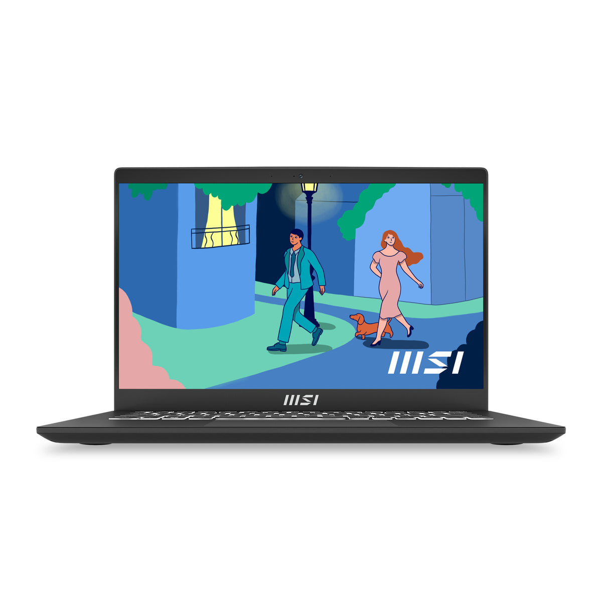 MSI Modern 14 Laptop 35.6 cm (14&quot;) - Full HD Intel® Core™ i3-1215U - 8 GB DDR4-SDRAM - 512 GB SSD - Wi-Fi 6 - Windows 11 Home - Black