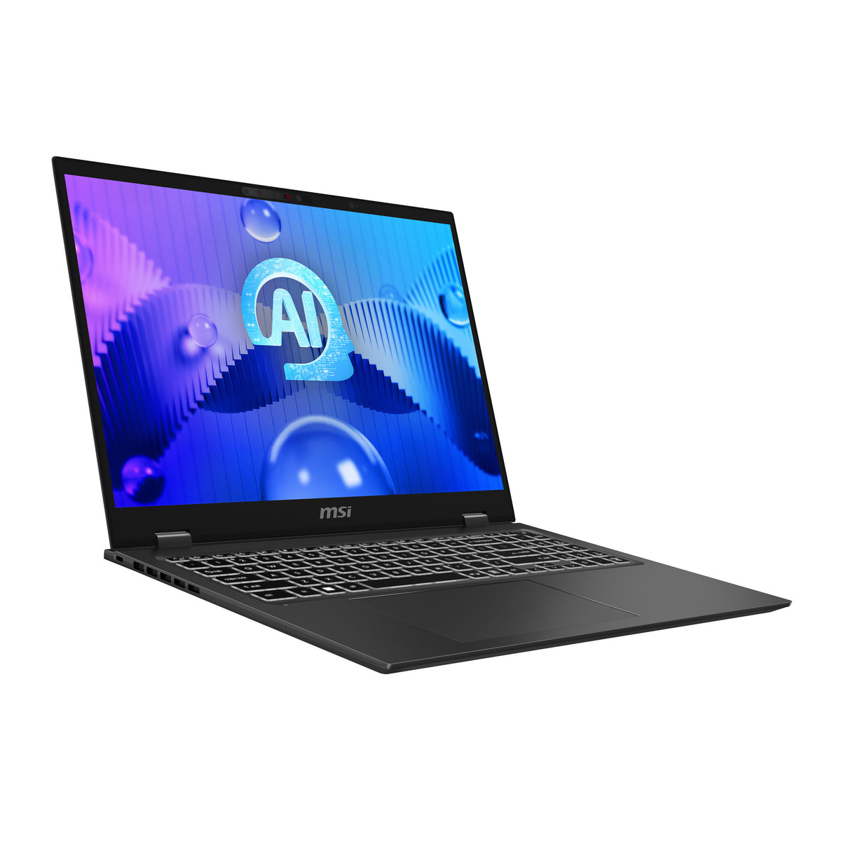 MSI Prestige 16 AI Studio Laptop 40.6 cm (16&quot;) - Quad HD+ Intel Core Ultra 7 155H - 32 GB LPDDR5-SDRAM - 1 TB SSD - NVIDIA GeForce RTX 4050 - Wi-Fi 7 - Windows 11 Home - Grey