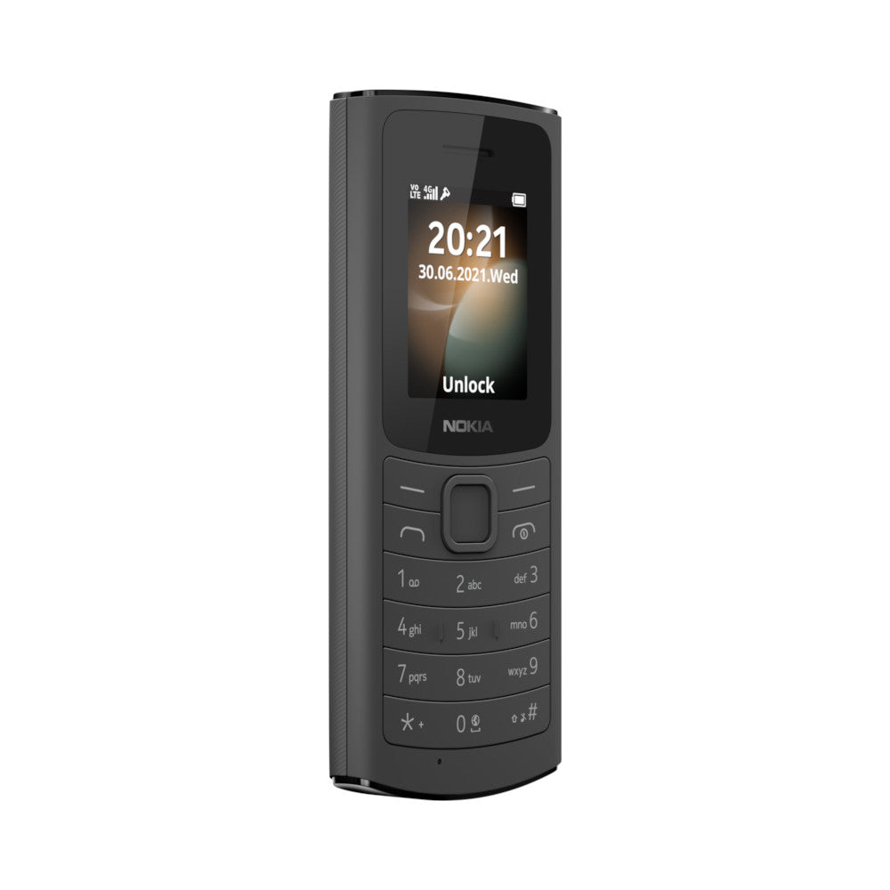 Nokia 110 4G Black Angle
