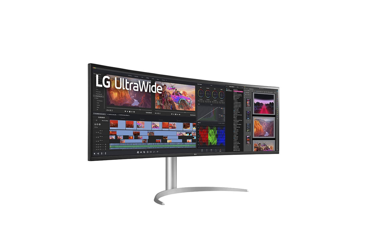 LG 49WQ95X-W computer monitor 124.5 cm (49&quot;) 5120 x 1440 pixels UltraWide Dual Quad HD White