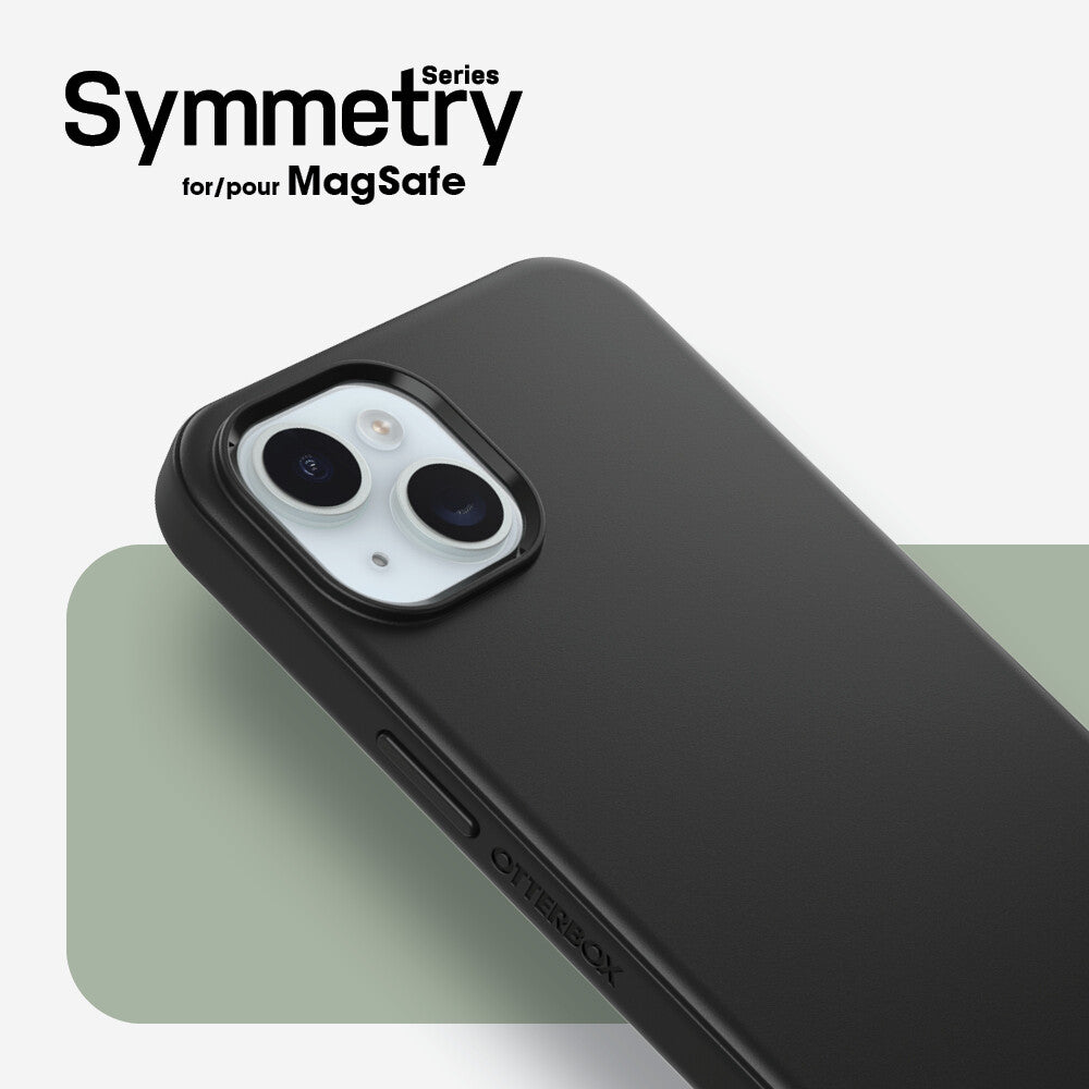 OtterBox Symmetry Series for MagSafe for iPhone 15 in Black