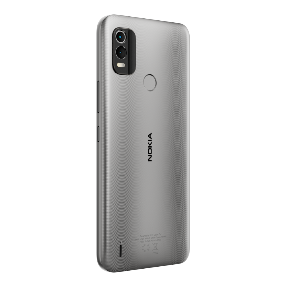Nokia C21 Plus - Warm Grey Back Angle