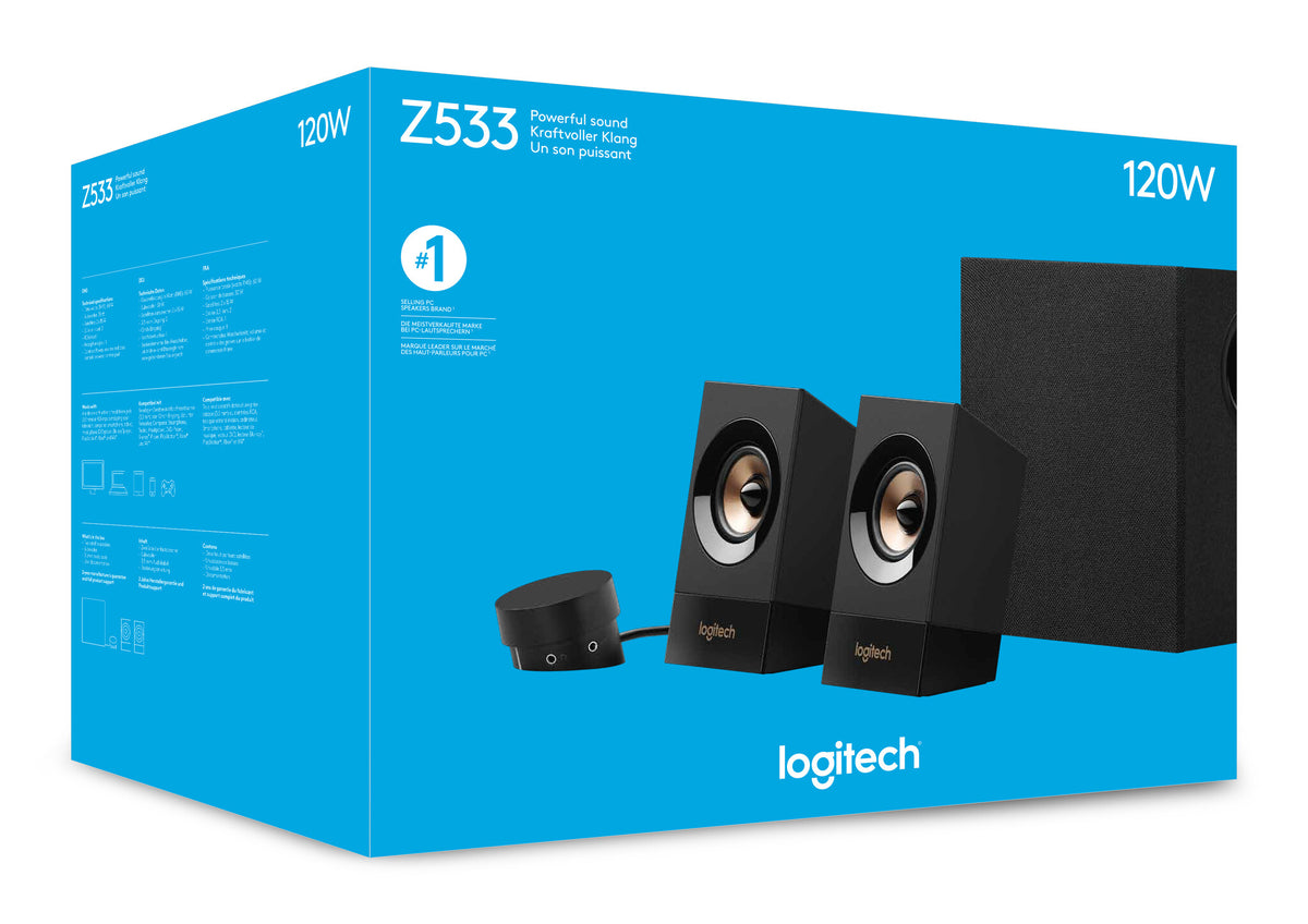 Logitech Z533 2.1 Multimedia Speaker System with Subwoofer