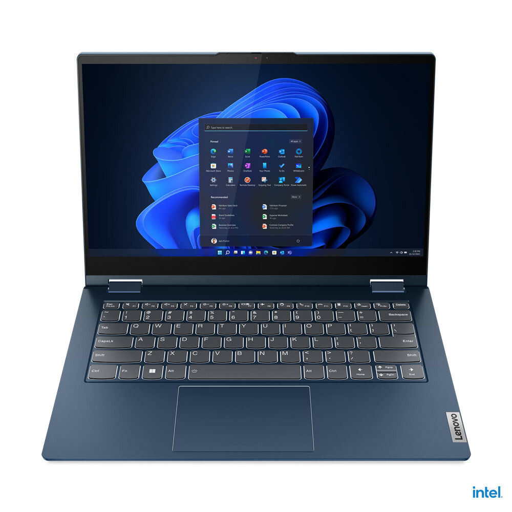 Lenovo ThinkBook 14s Yoga G2 IAP Hybrid (2-in-1) - 35.6 cm (14") - Touchscreen - Intel® Core™ i5-1235U - 8 GB DDR4-SDRAM - 256 GB SSD - Wi-Fi 6 - Windows 11 Pro - Blue