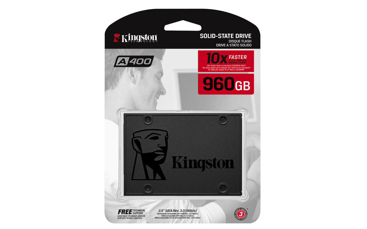 Kingston Technology A400 - Serial ATA III TLC 2.5&quot; SSD - 960 GB