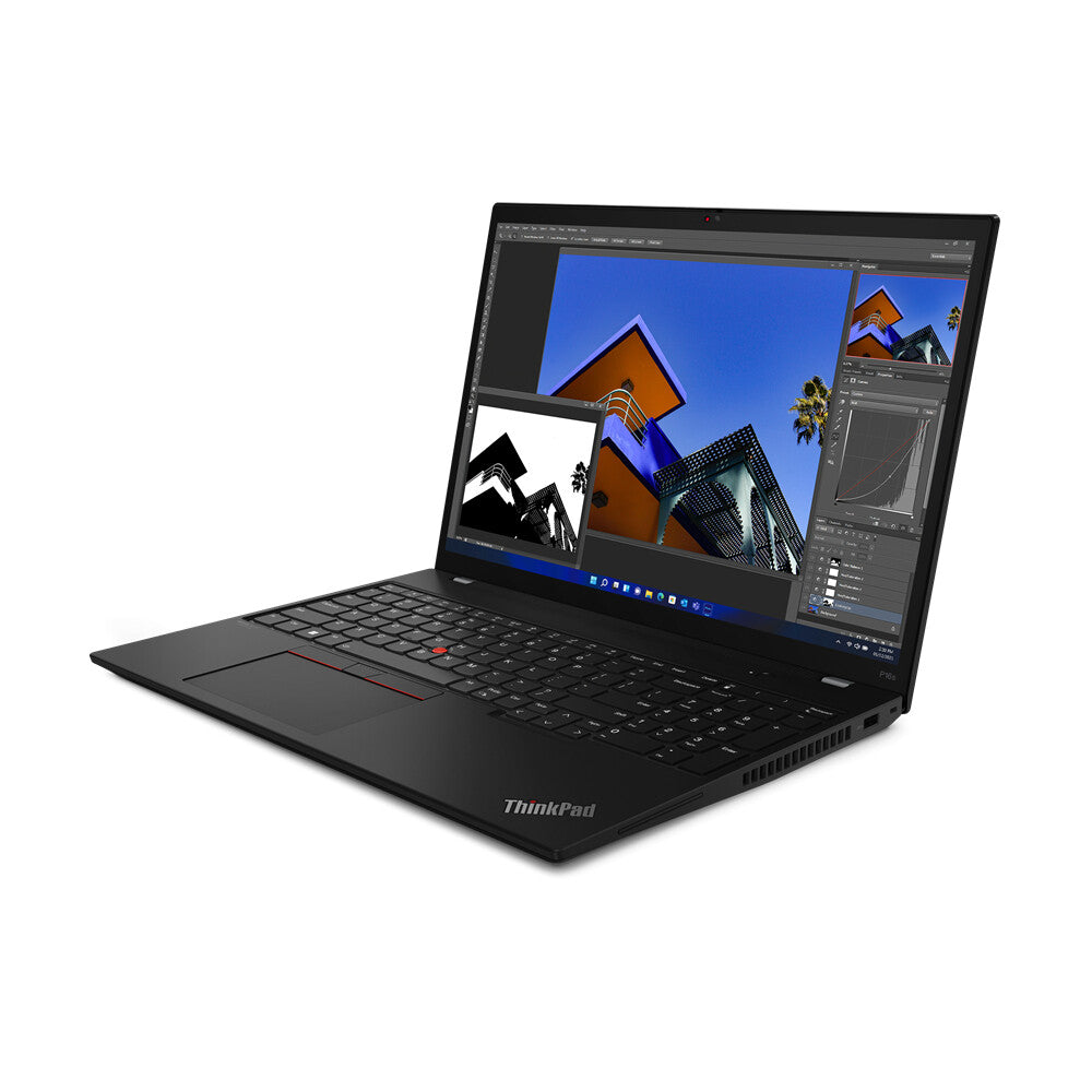 Lenovo ThinkPad P16s Gen 1 Laptop - 40.6 cm (16&quot;) - Intel® Core™ i7-1270P - 16 GB DDR4-SDRAM - 512 GB SSD - NVIDIA Quadro T550 - Wi-Fi 6E - Windows 11 Pro - Black