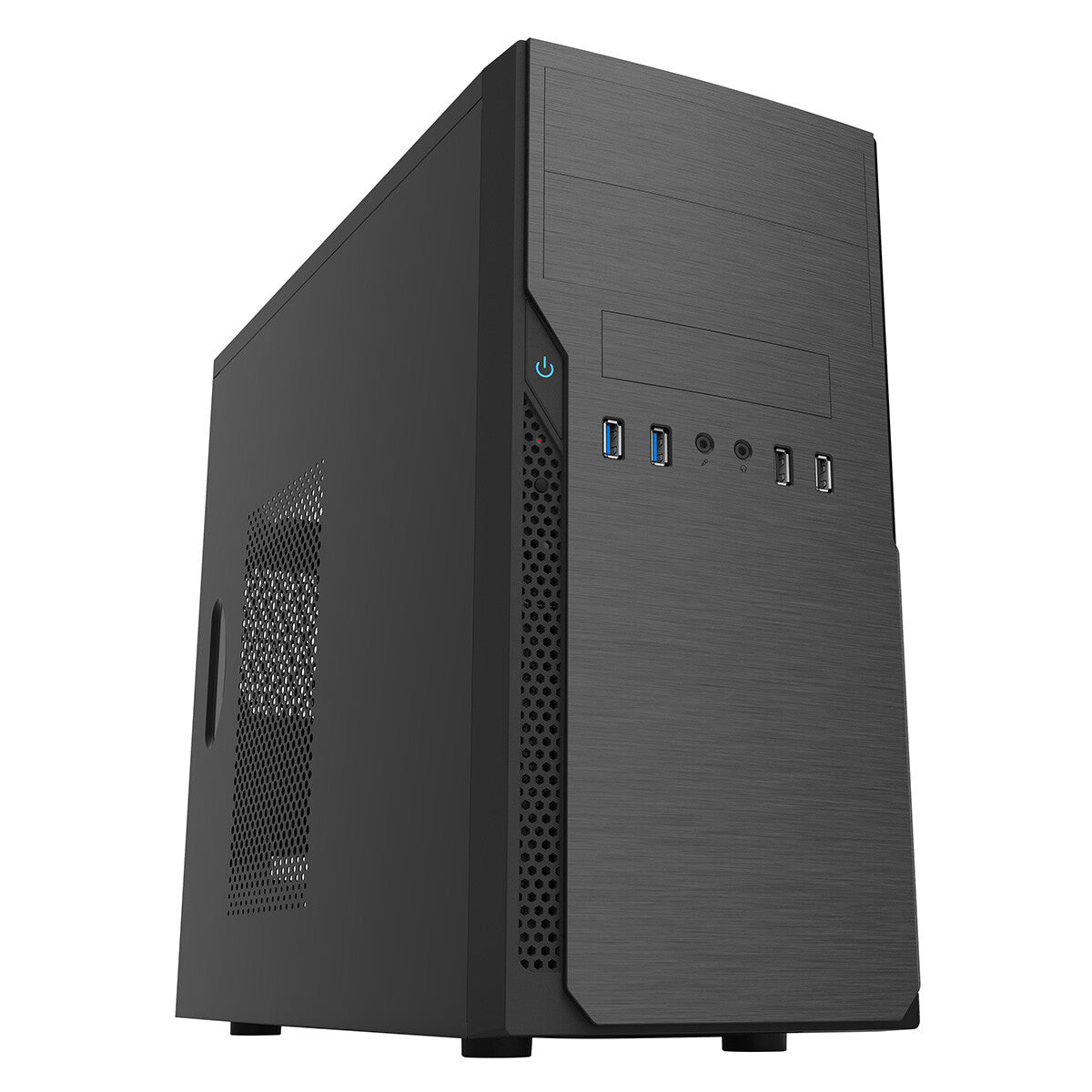 CiT CLASSIC MICRO - MicroATX Mid Tower Case in Black w/ 500W PSU