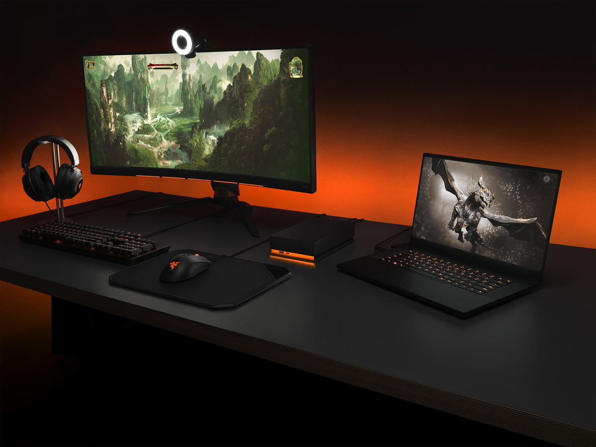 Seagate FireCuda Gaming Hub - External HDD in Black - 16 TB